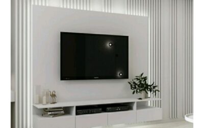 Как оформить стену с телевизором в гостиной